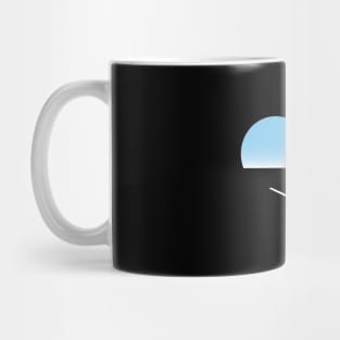 Glider solaring under the cloud Mug